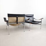 Set of 2 'D99' Lounge Chairs by Hans Könecke for Tecta 1960's