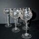 SAINT-LOUIS Balloon Wine Glass ROEMER in cut crystal star 1930 H15.3cm