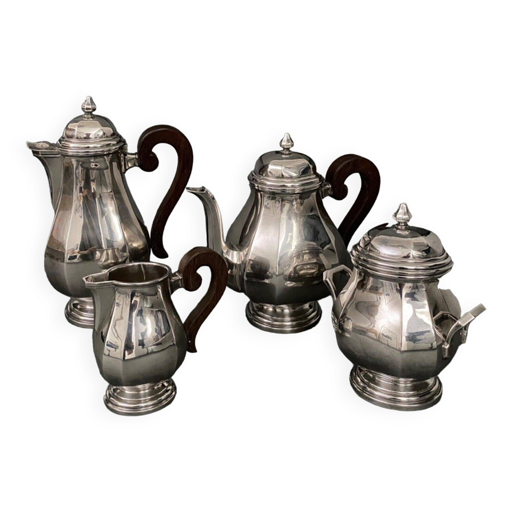 Elkington & Co. - Service à thé et café (8) - Métal argenté