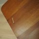 Walnut table, Italian design, 1960s, manufacture: Italy