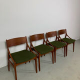 Set of 4 teak dining chairs by Vestervig Eriksen Denmark 1960