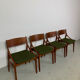Set of 4 teak dining chairs by Vestervig Eriksen Denmark 1960