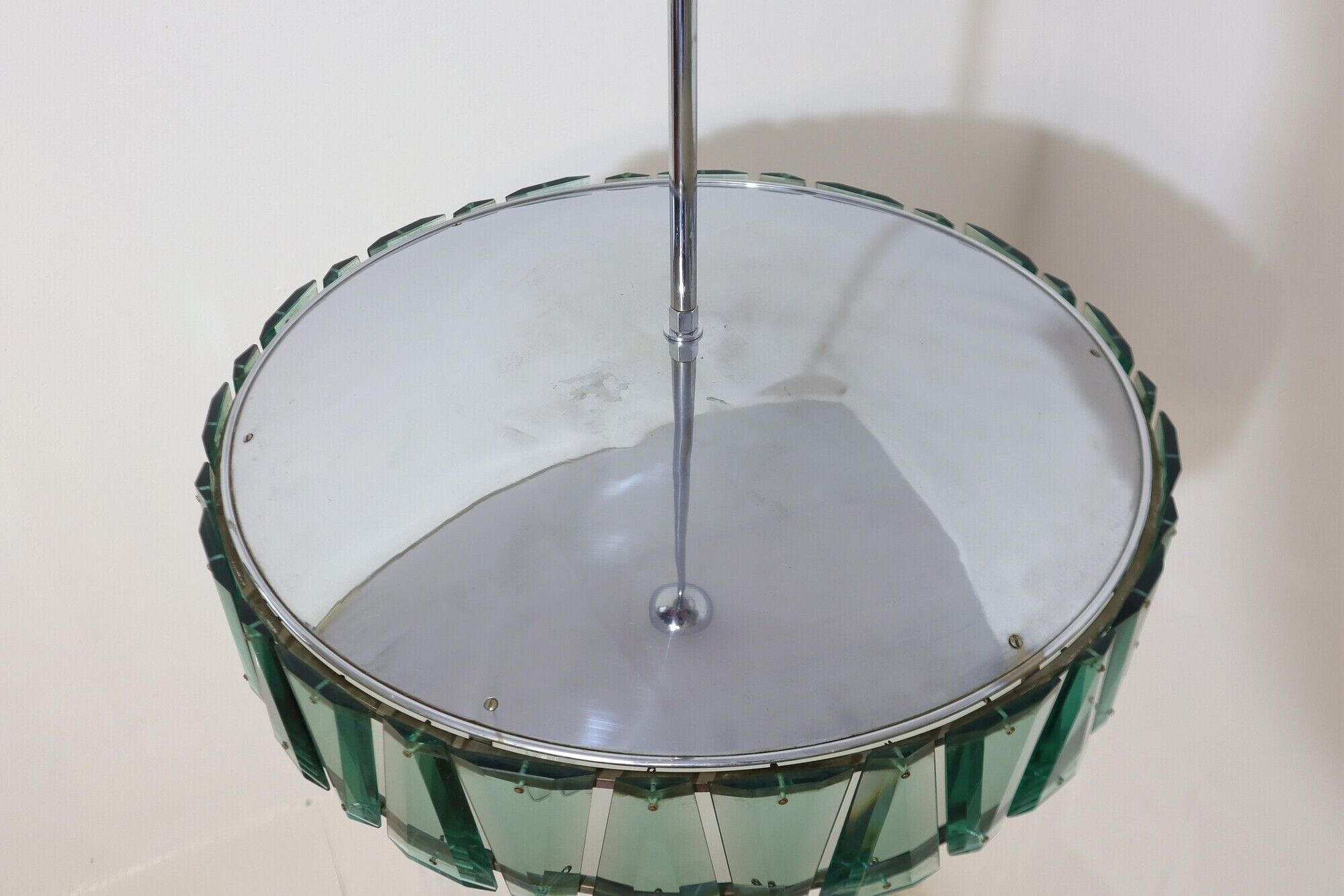 Cut glass pendant chandelier