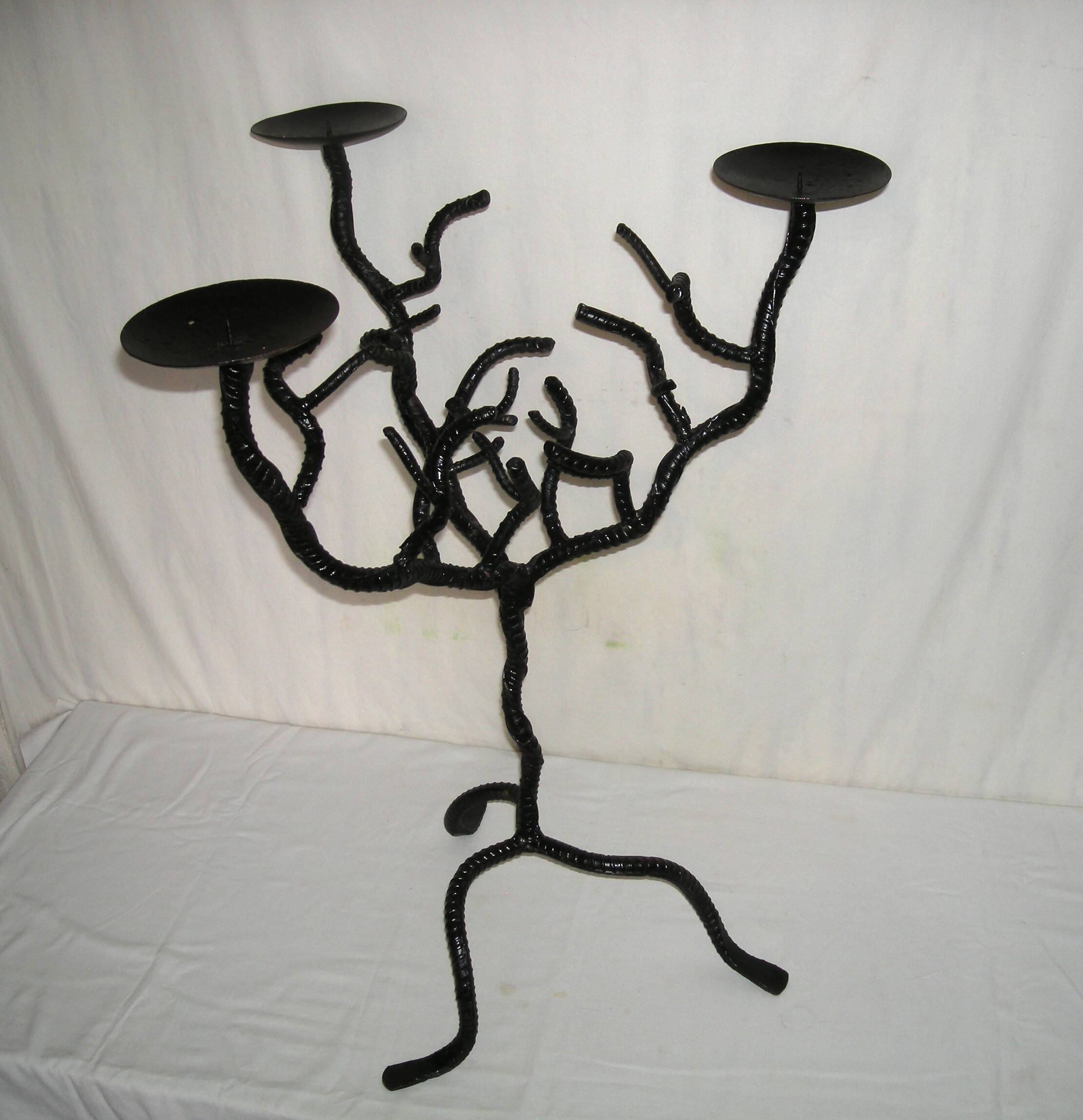 1960s tripod candelabrum