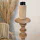 Lampadaire vintage en bois