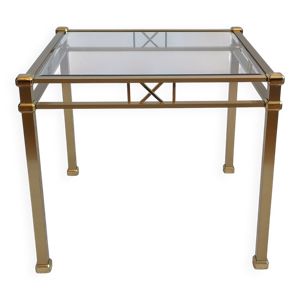 Belle table basse dorée