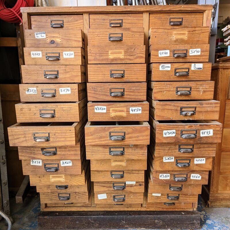 Hardware cabinet 39 drawers