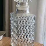 Glass whisky decanter model crosses