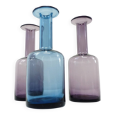 Set of three Gulvvase vases by Otto Brauer for Holmegaard – Denmark
