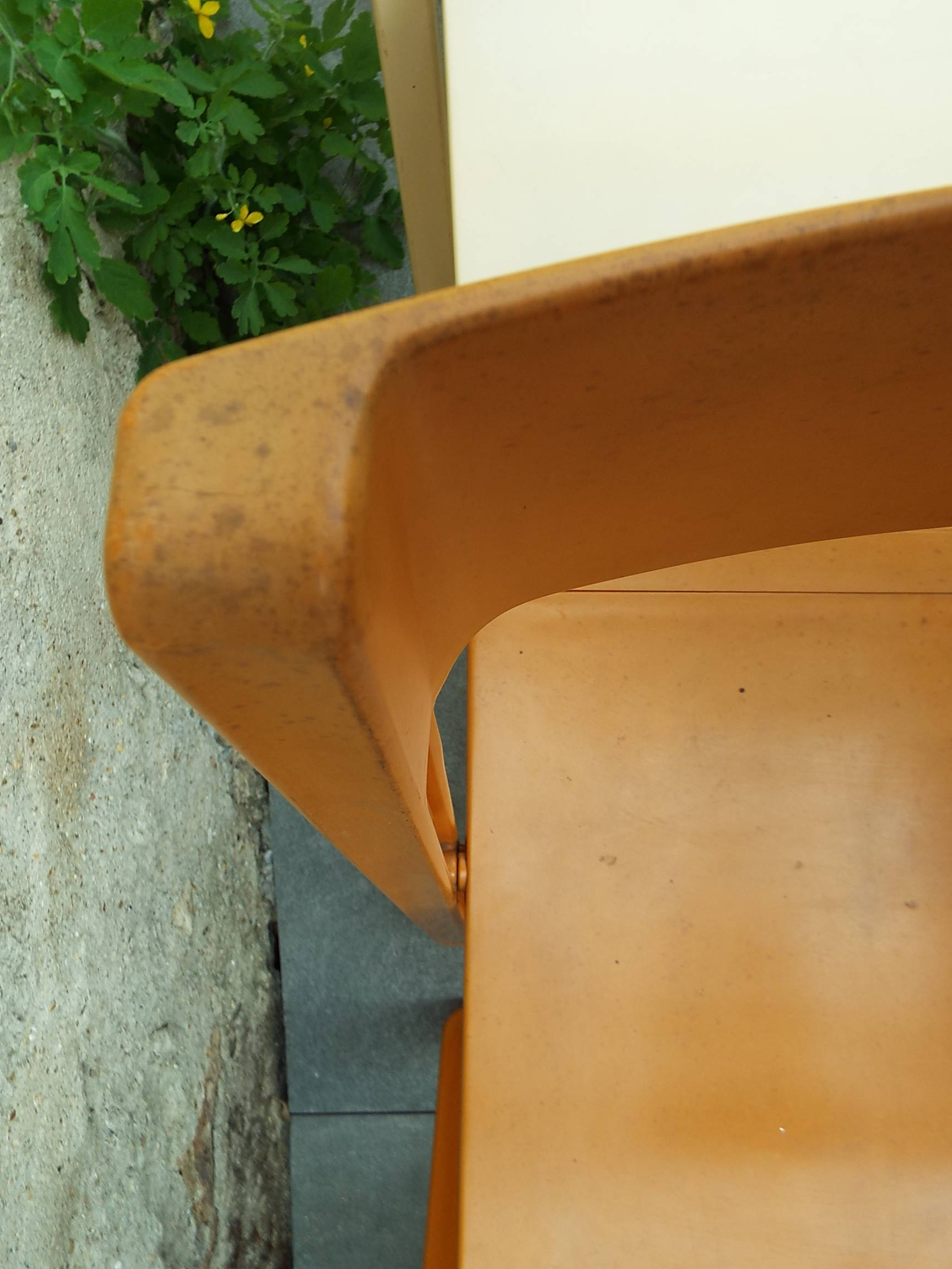 4 folding chairs Allibert 70s