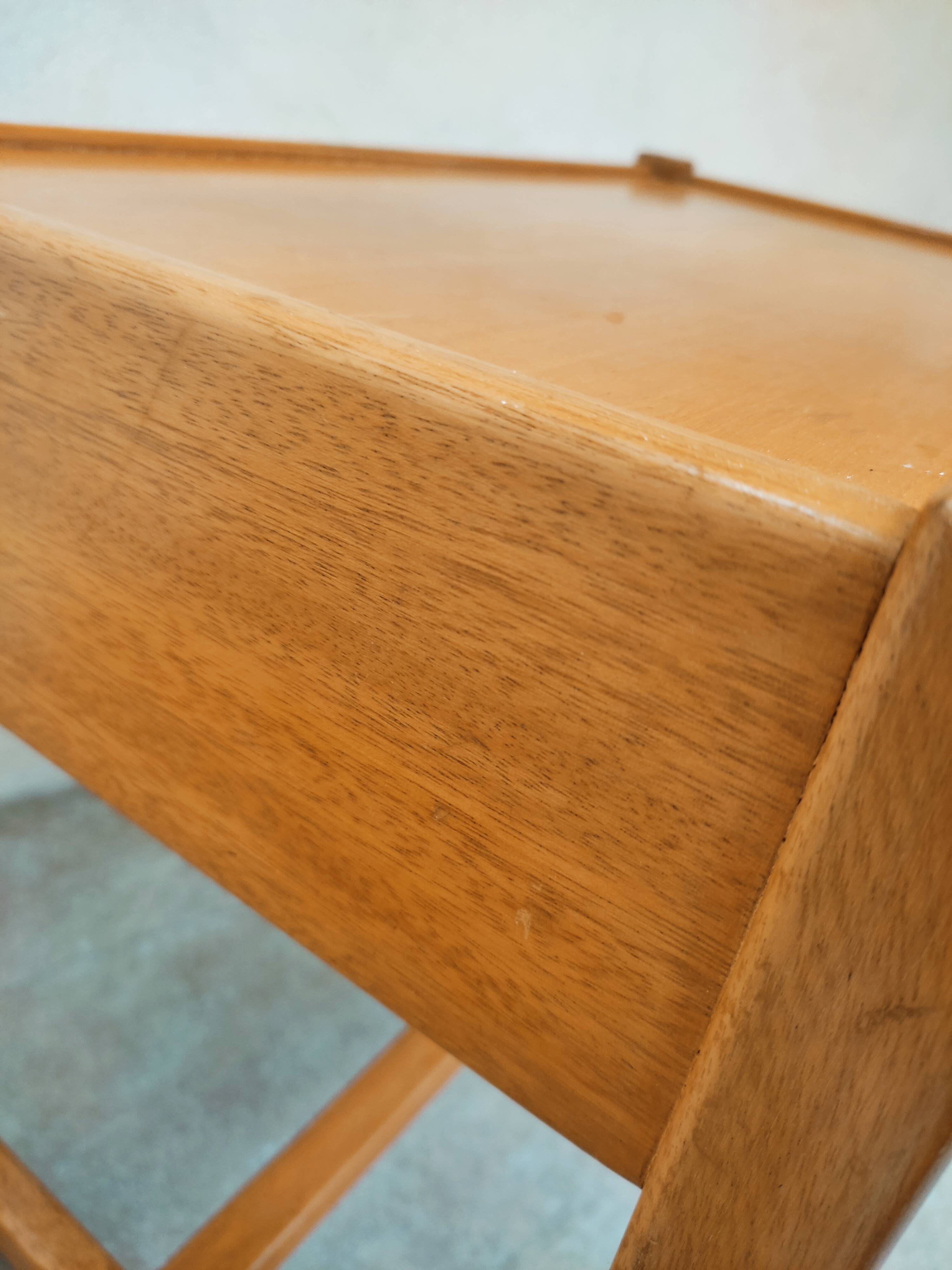 Scandinavian teak bedside