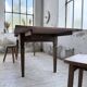 Solid oak farmhouse table with extensions (190-280cm) 1950
