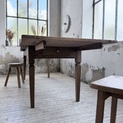 Solid oak farmhouse table with extensions (190-280cm) 1950