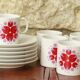 Lot de 6 tasses à café et 6 sous tasse thomas germany .