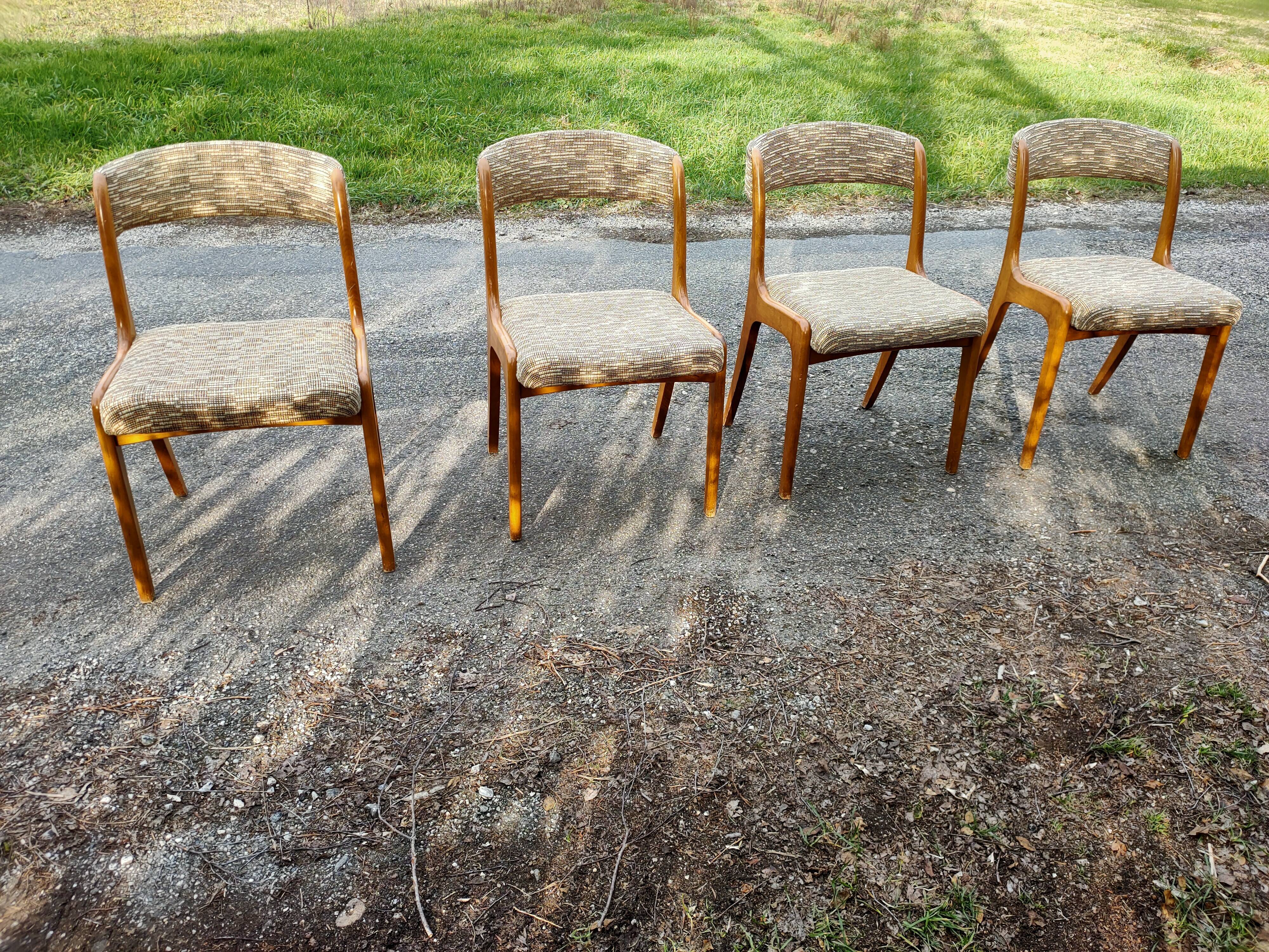 4 chaises vintage Baumann