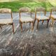 4 chaises vintage Baumann