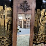 Trumeau mirror 19th in fir