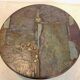 Brutalist Paul Kingma One-Off Slate, Ceramic and Brass Artwork Coffee Table, Signed
