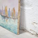 Old painting on canvas signed François Dandleuf