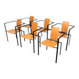 6x Trix dining chair by KFF Design, 1980s