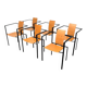 6x Trix dining chair by KFF Design, 1980s