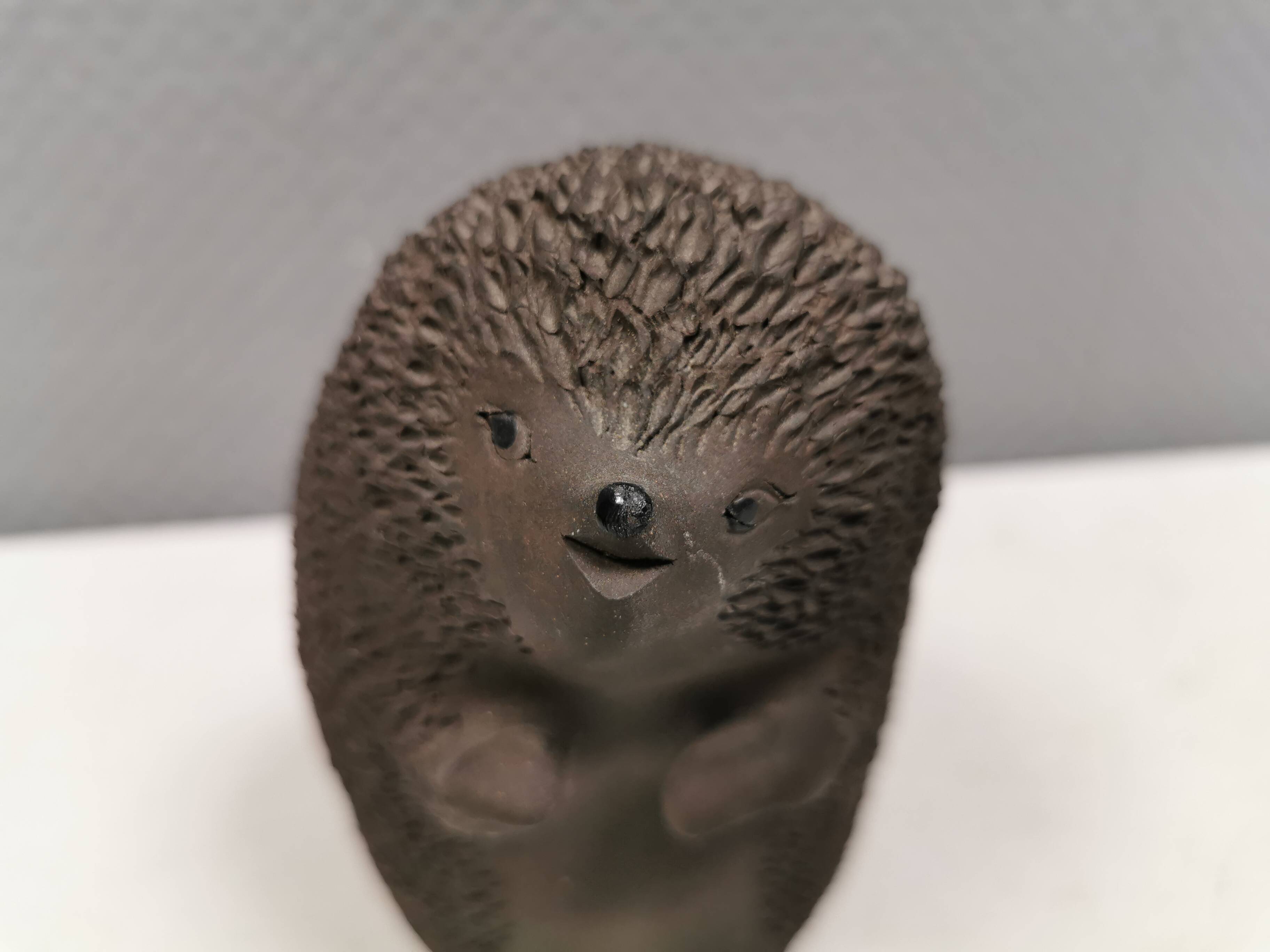 Ceramic hedgehog designed by Ellen Karlsen for HAK Denmark in the 1970s