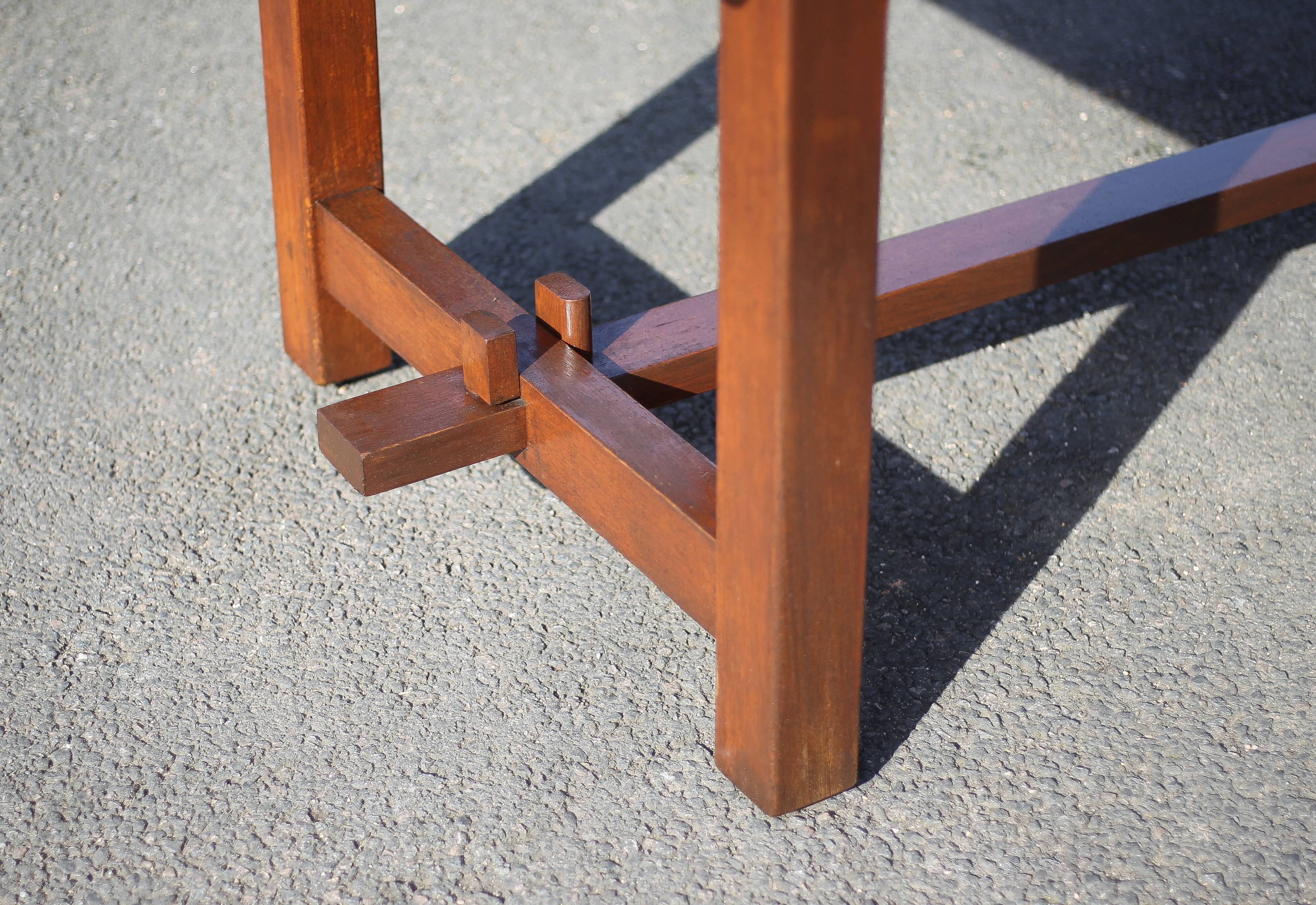 Farmhouse table with extensions and its 2 benches, living room table, solid wood table, kitchen, chalet, ca