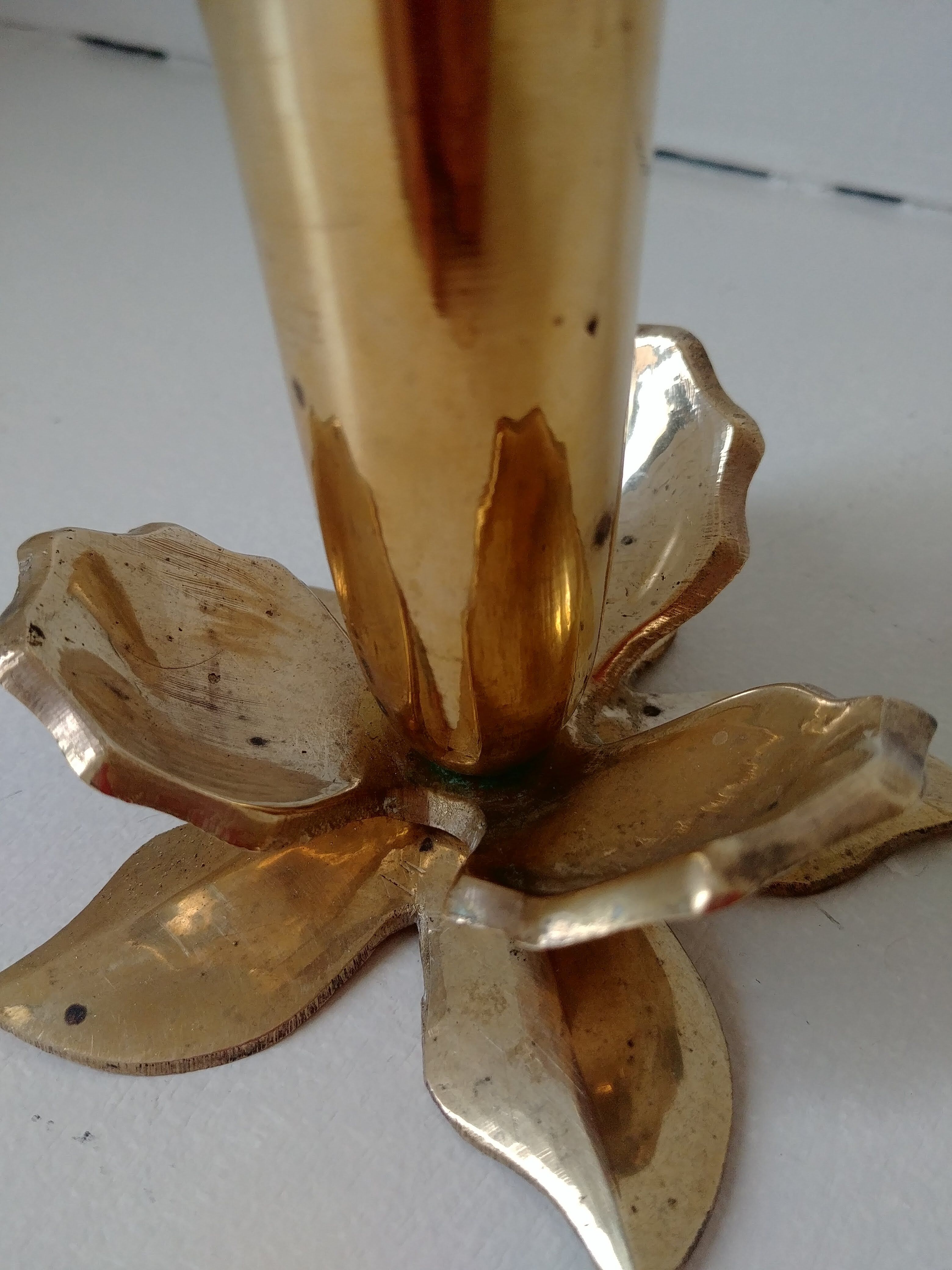 Brass candlestick