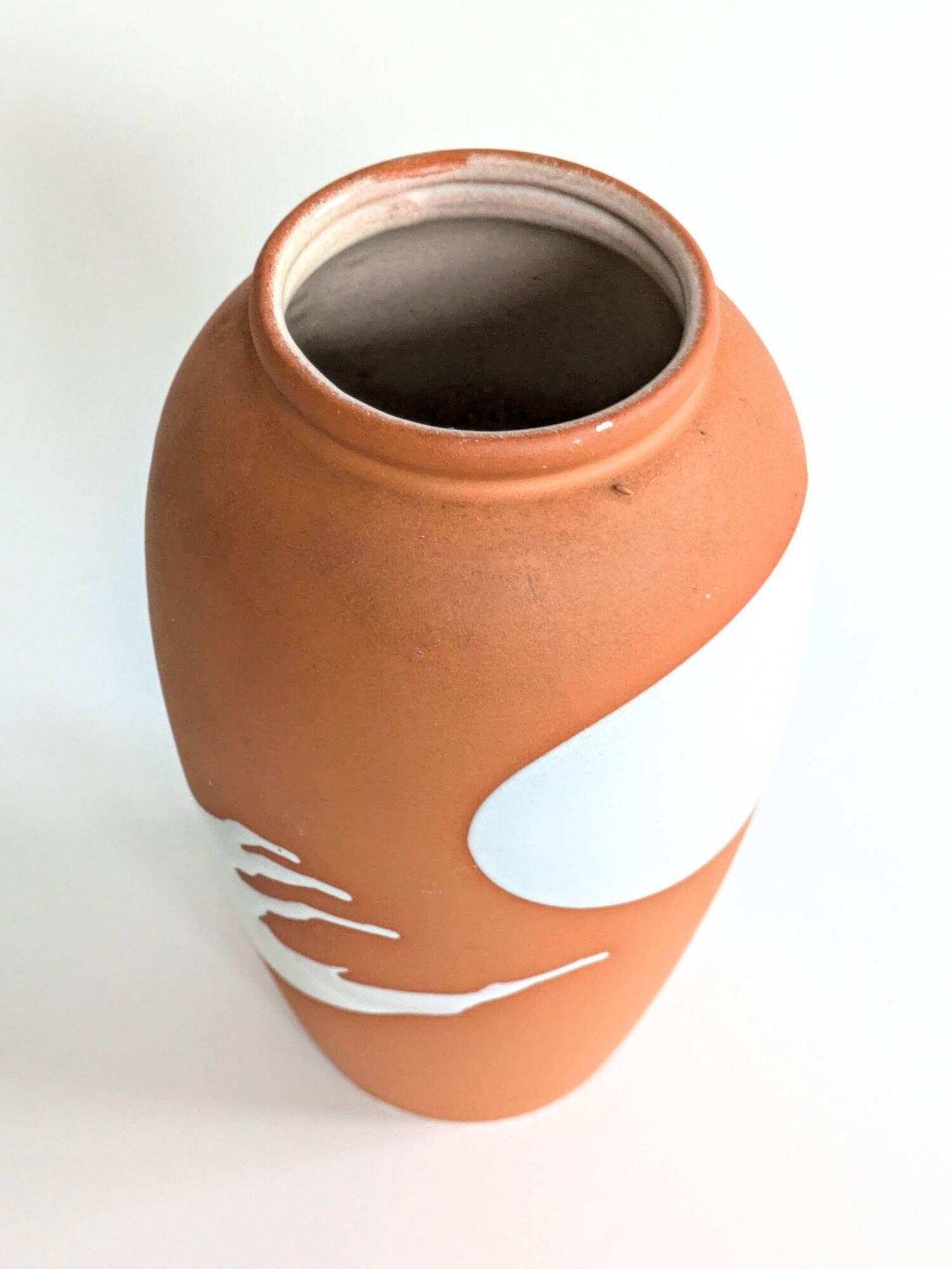 Scheurich Vase | Model 244-22 | West Germany Pottery 1980s