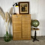 Curtain cabinet raw oak binder