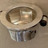 Luc Lanel silver metal and rosewood sugar for Christofle art deco