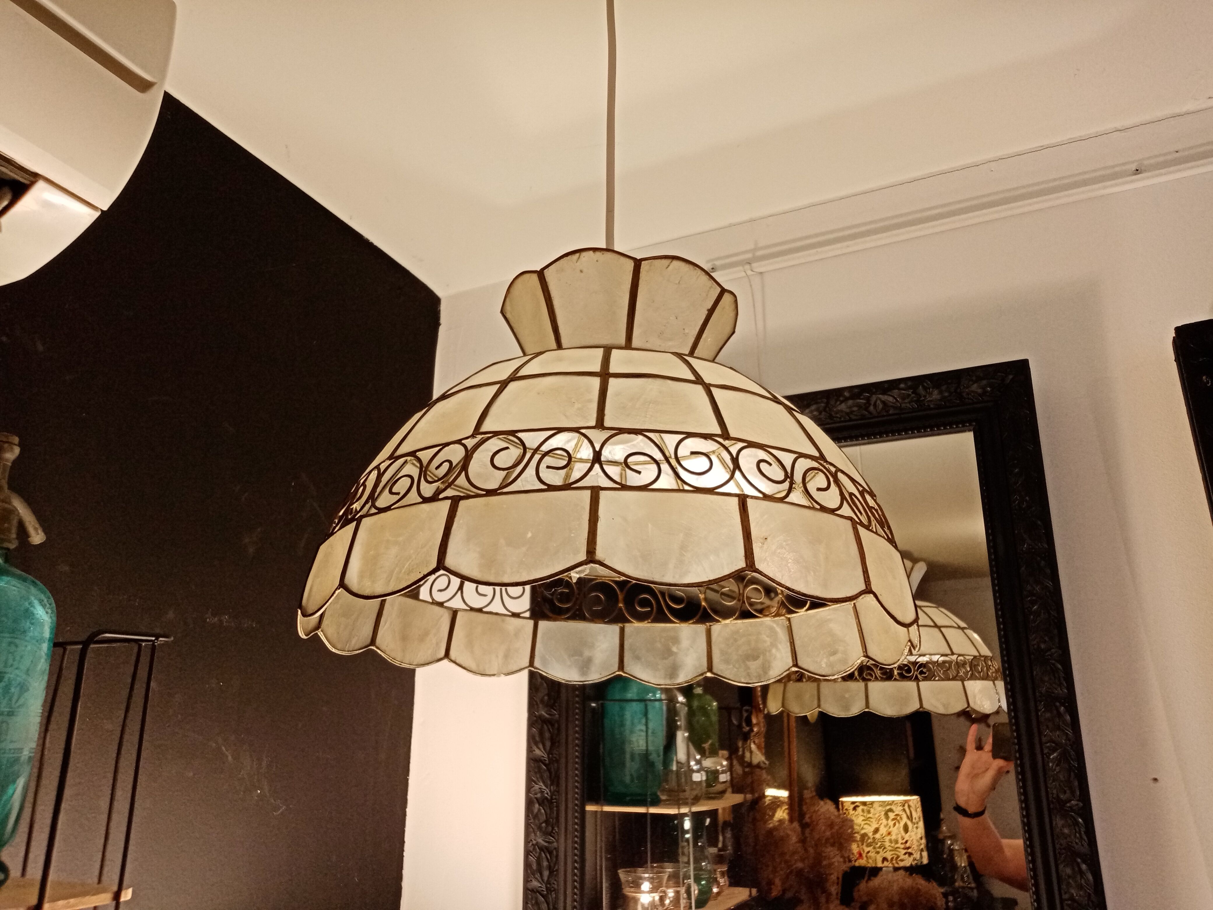 Suspension cuisine en nacre