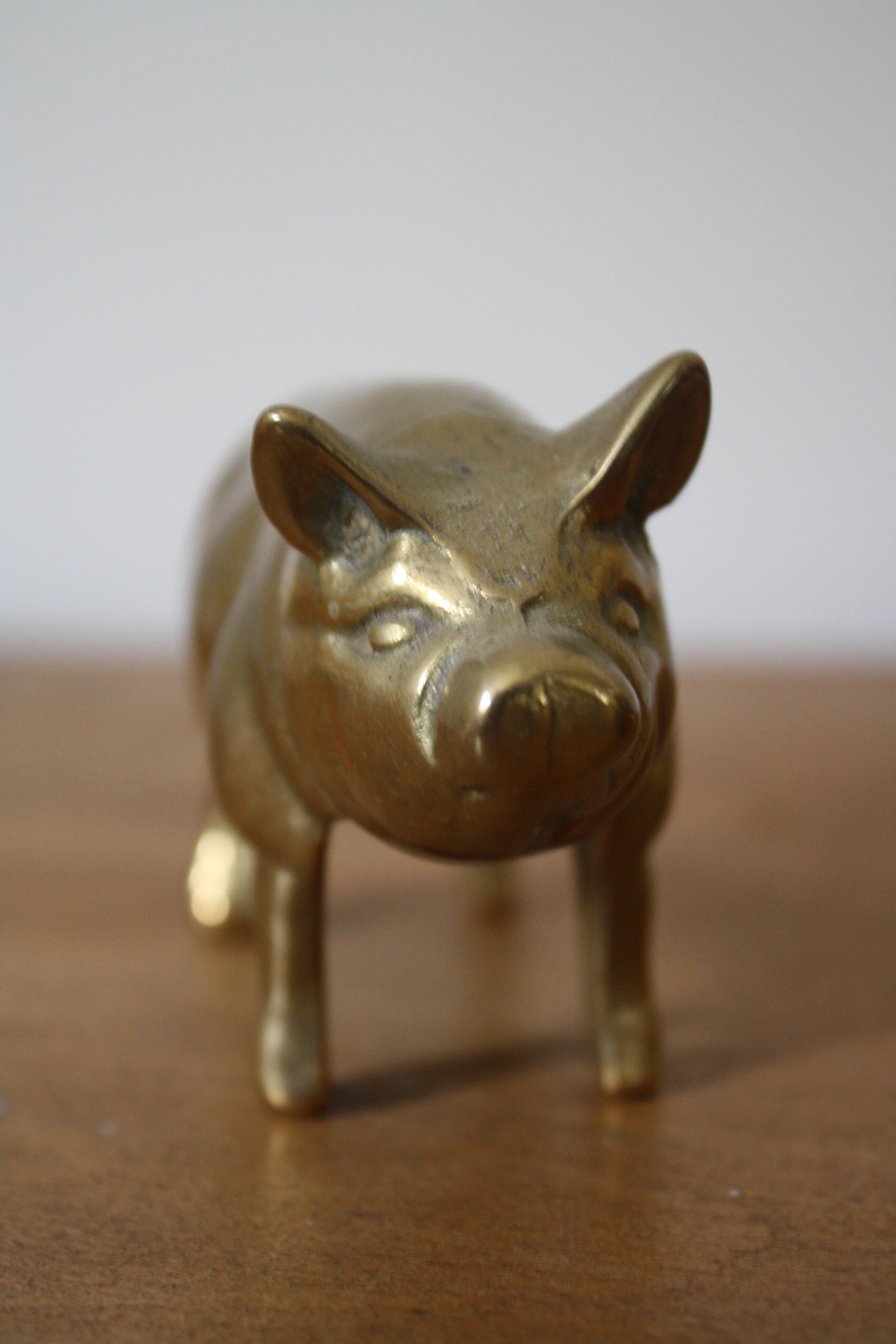 Pig in brass