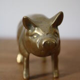 Pig in brass