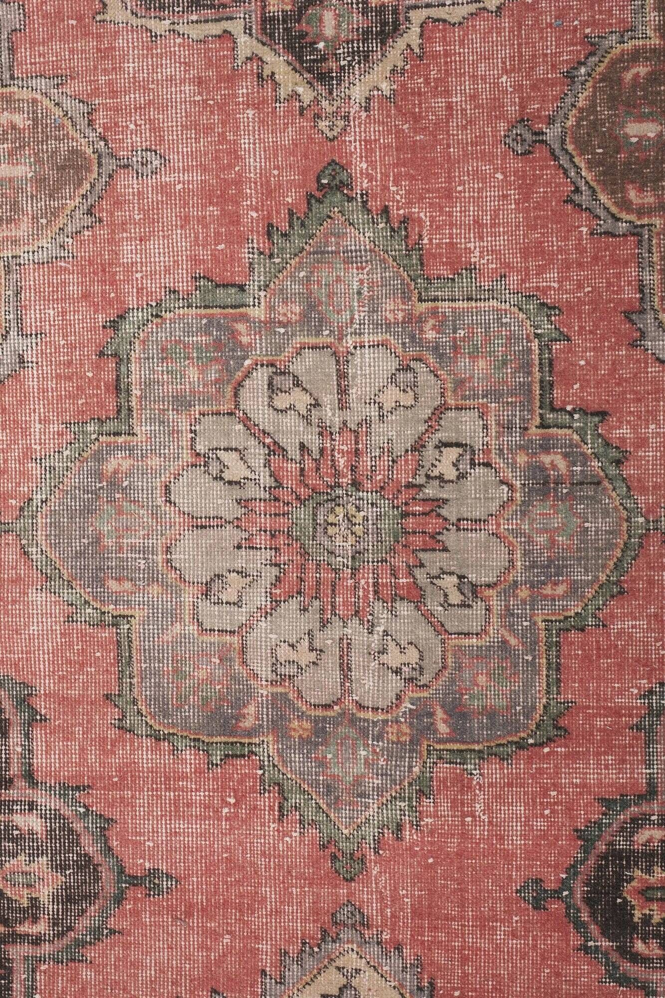 Tapis de couloir turc vintage