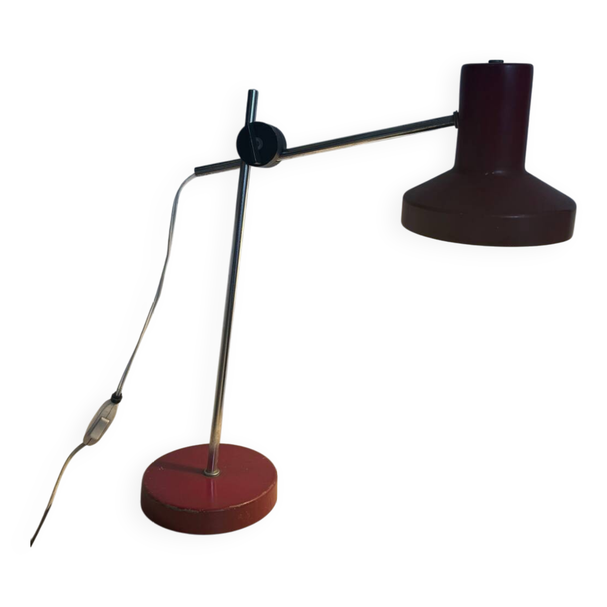 Metal desk lamp, 70s