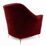 Pair of mid-century modern Italian armchairs for Ariberto Colombo