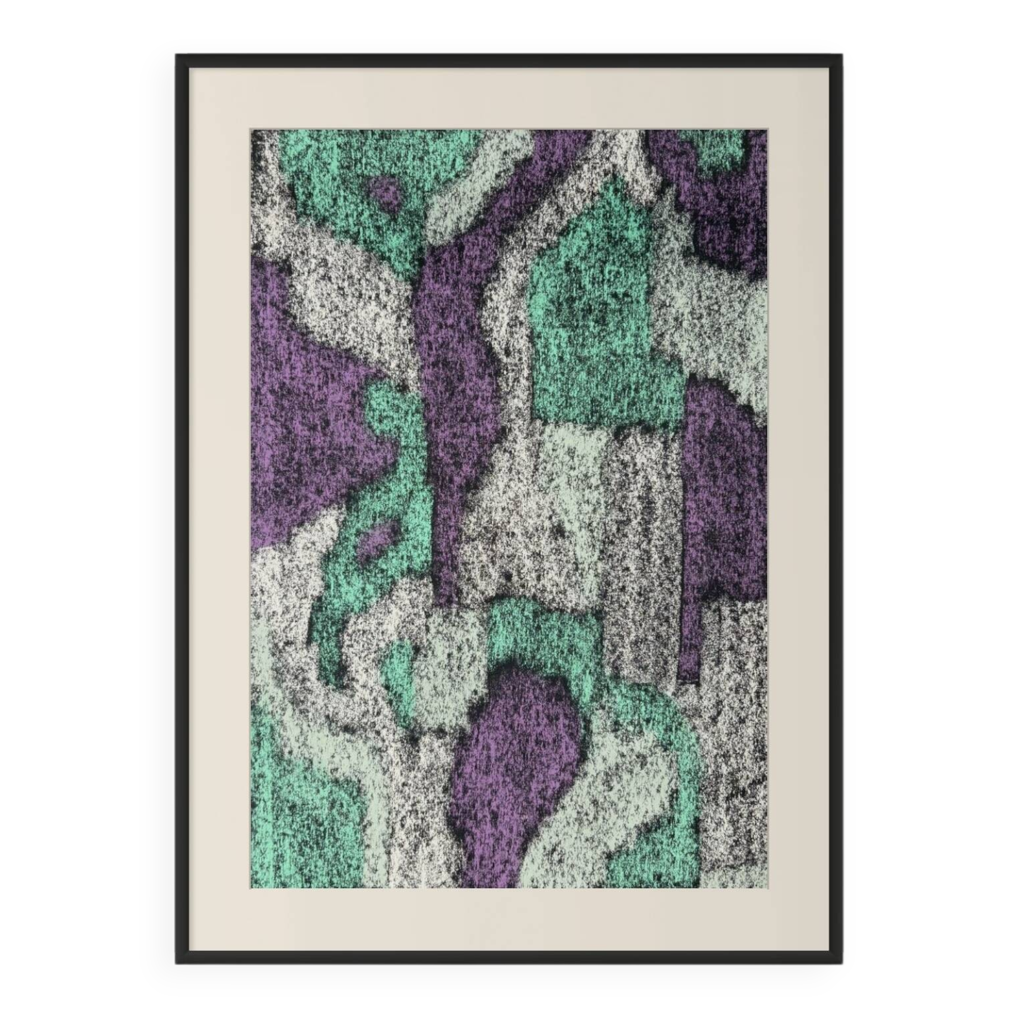 Pastel drawing 'Diptyque Brésil' by Atelier Cléophée
