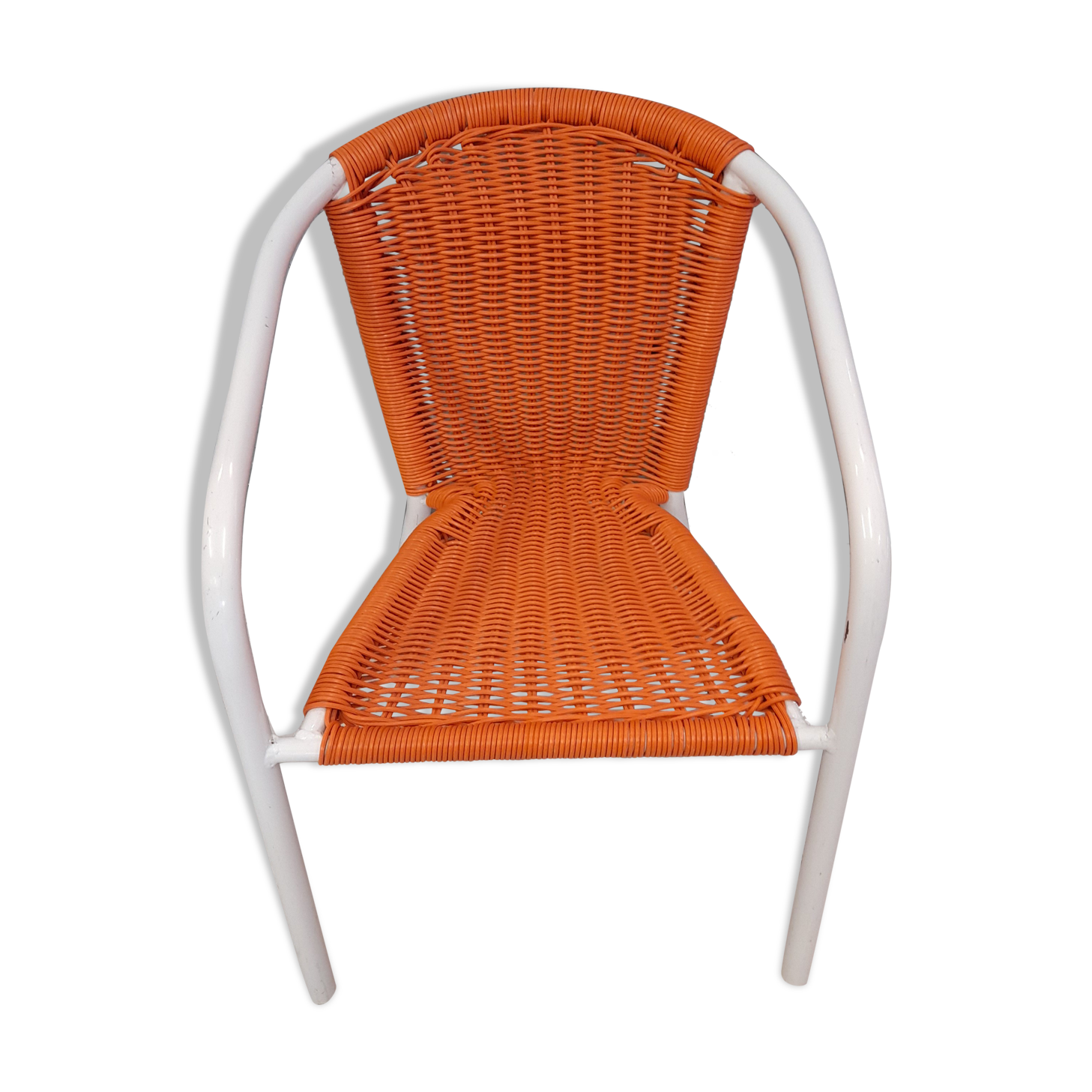 Vintage scoubidoo armchair for children