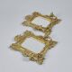 Appliques en laiton antique avec miroirs, Suède