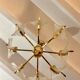 Venini Palm Murano glass chandelier, Italy 1980
