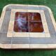 Ceramic coffee table signed Roger Capron and wood, Mambo model of the 1970s