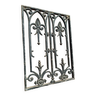 Antique window grille door grille cast iron