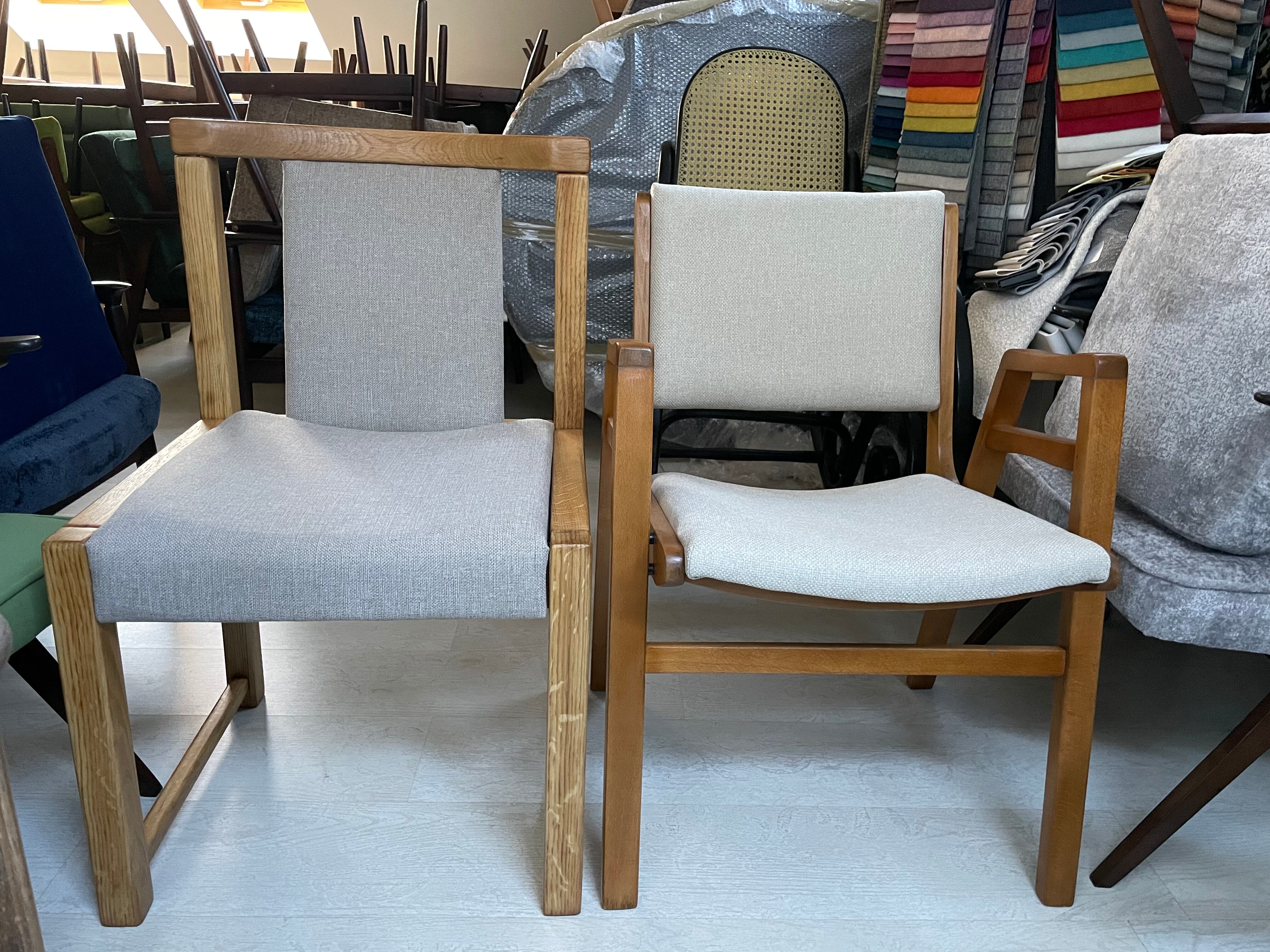 Chaises à manger beige vintage années 1970