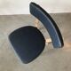 Chaise vintage restaurée vinyle bleu nuit année 50