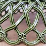 Braided ceramic basket