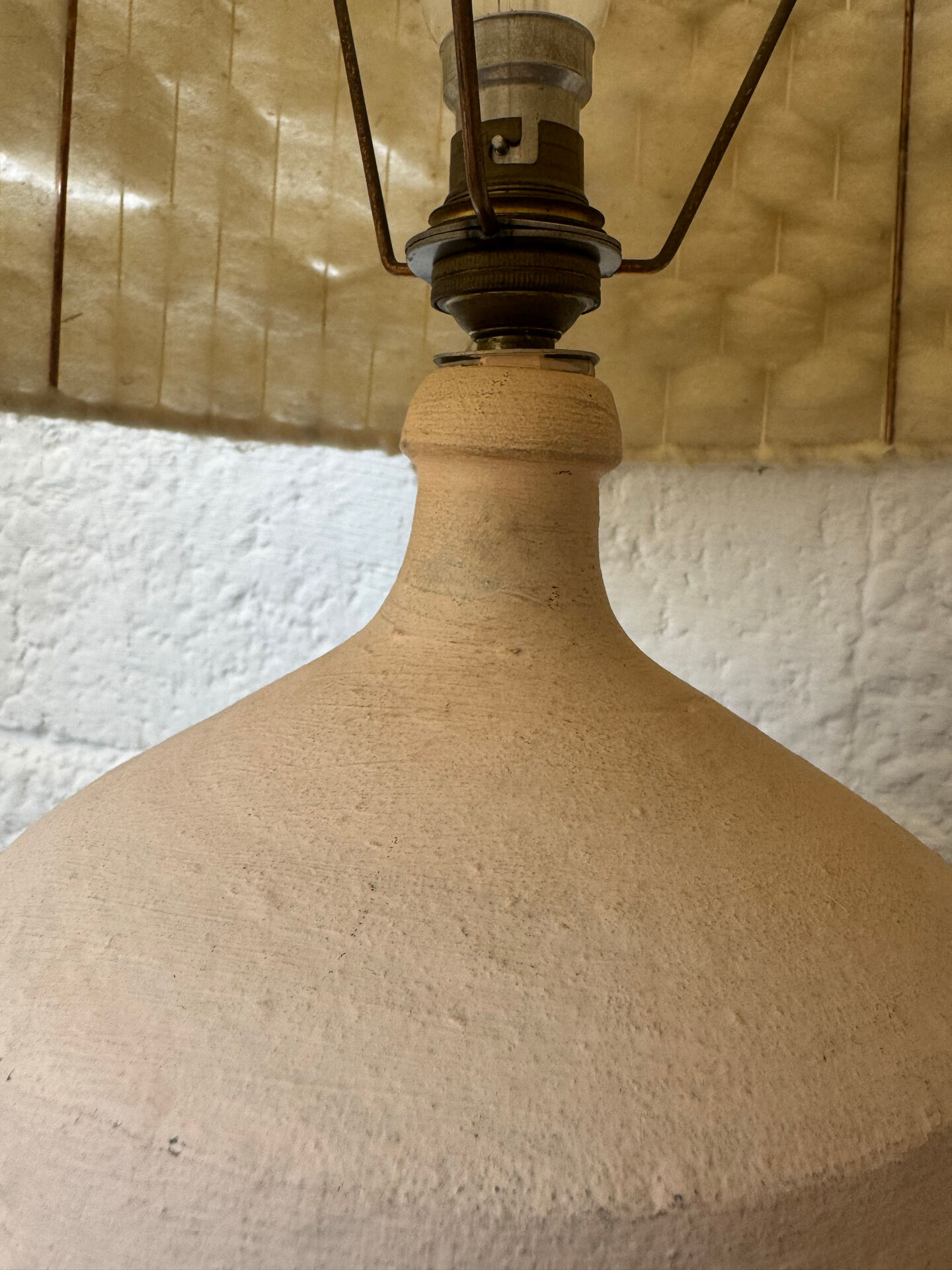 Ceramic wool lamp from the 1960s.