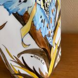Signed Limoges porcelain vase