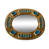 Ceramic mirror by Mithé Espelt
