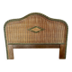 VINTAGE WICKER HEADBOARD, 80s/90s